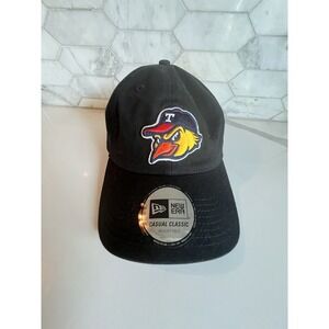 MiLB Toledo Mud Hens Adjustable Strap Back Cap Hat New Era Black NEW